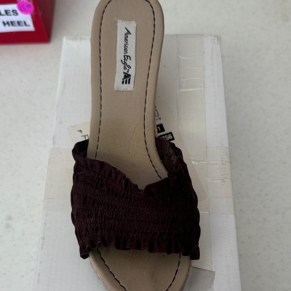 American Eagle Outfitters Women's Brown Mules